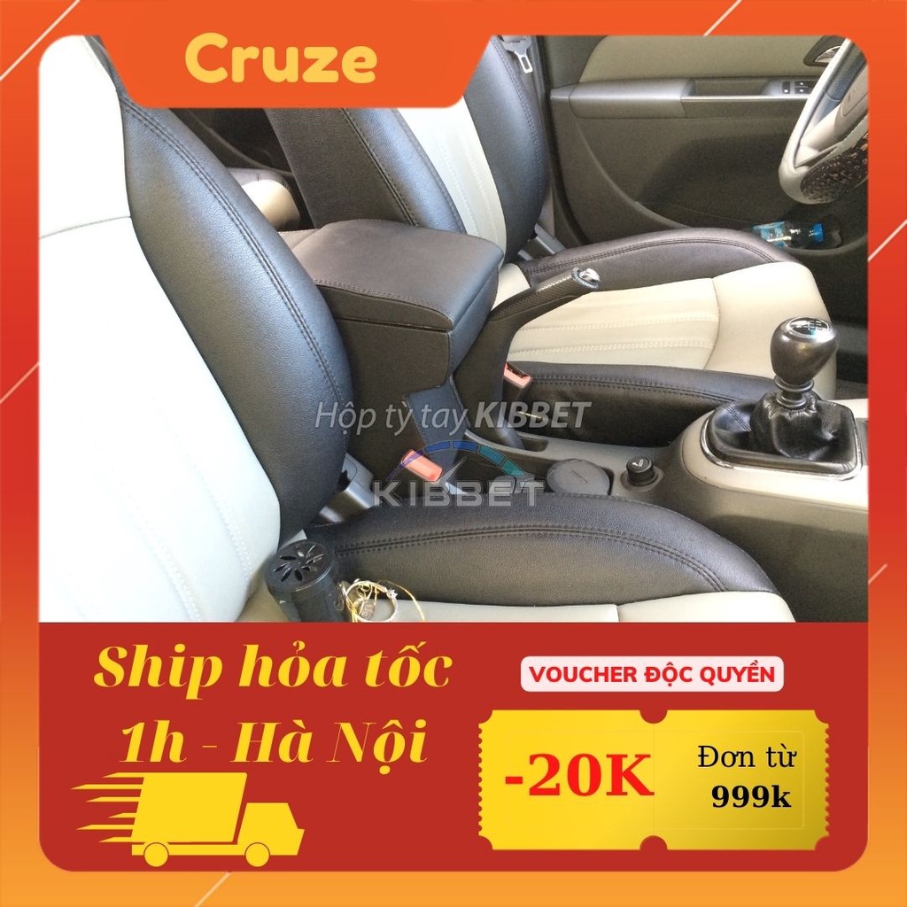 ☘️SẴN HÀNG☘️Hộp tỳ tay Cruze Kibbet – Bệ tì tay không khoan vít loại 1490 chuẩn theo xe