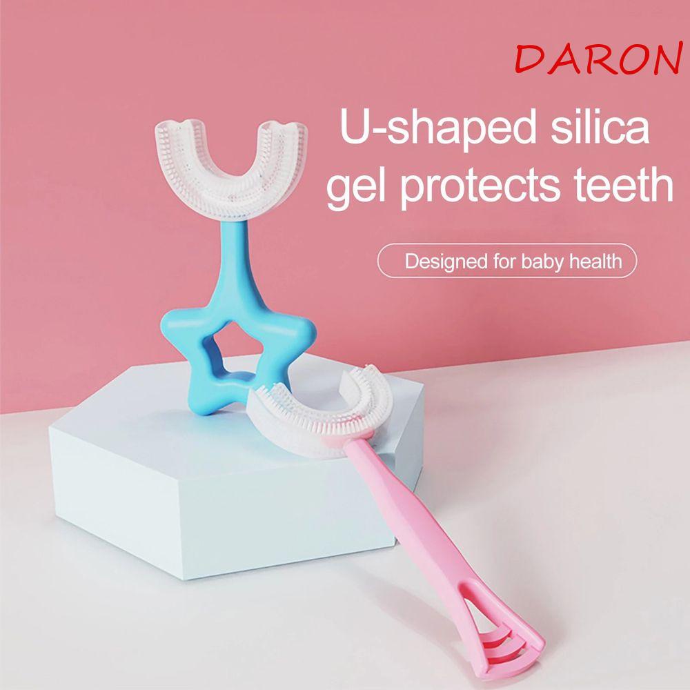 Bàn Chải Đánh Răng Lông Mềm Hình Chữ U Đơn Giản Cho Bé