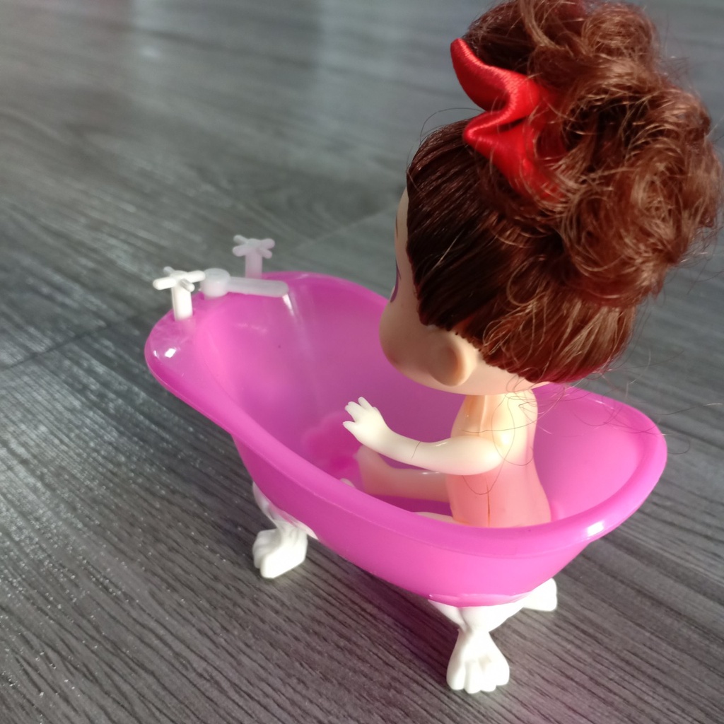 Bồn tắm Nhựa size nhỏ Giá Rẻ Cho Búp Bê Animedolls 638 NCT