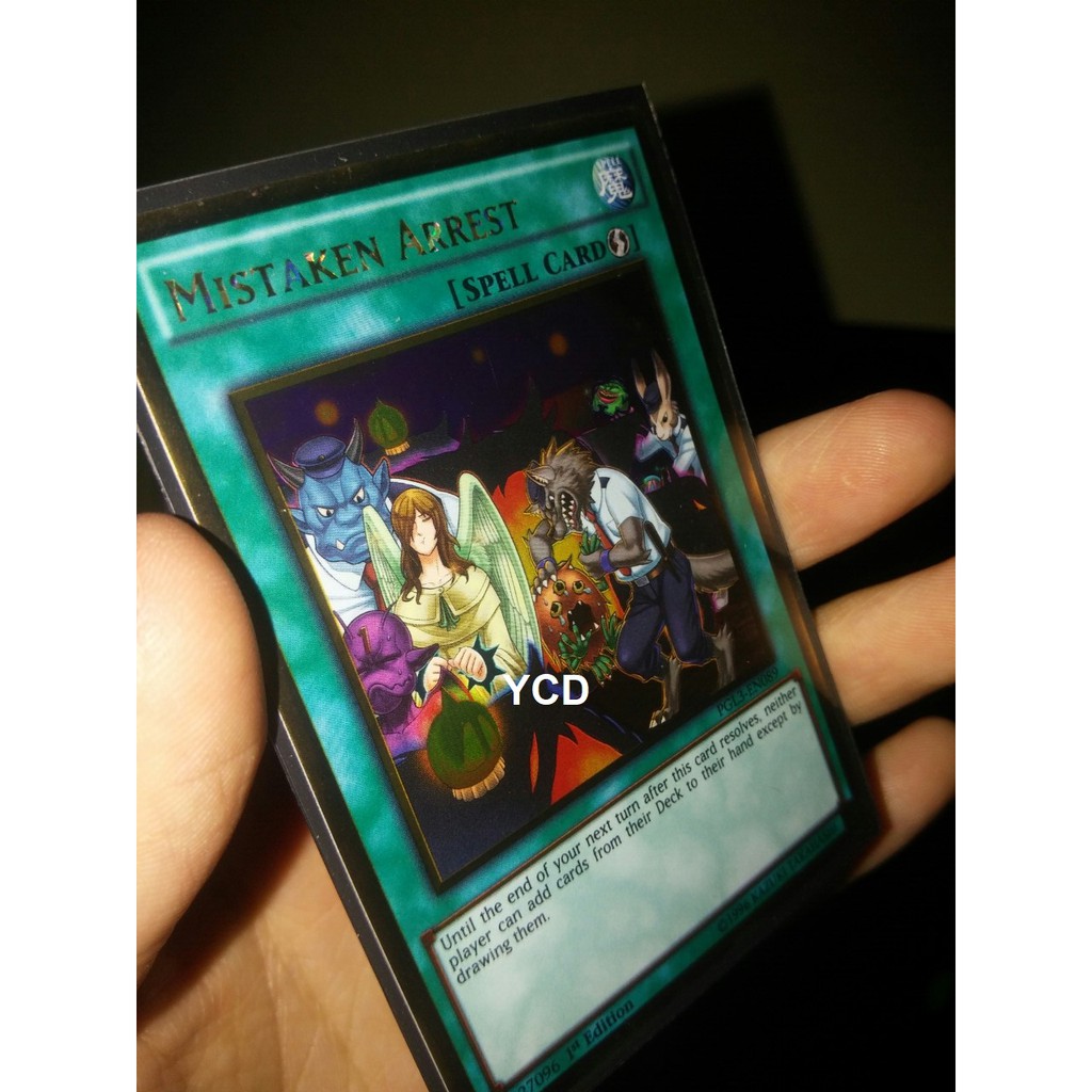 Thẻ bài yugioh chính hãng Mistaken Arrest – Gold Rare
