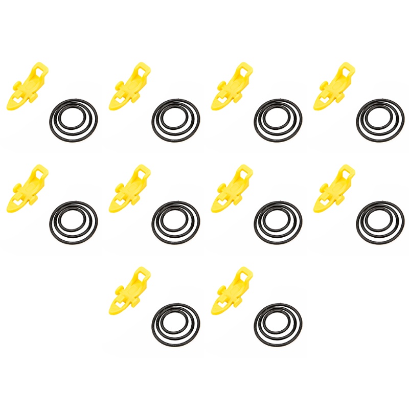 10 Phụ Kiện Giữ Móc Câu Cá Với 3 Kích Cỡ Co Giãn Dễ Điều Chỉnh Tiện Dụng