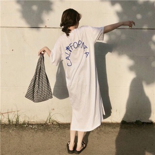 [ ORDER ] Đầm suông dài ulzzang