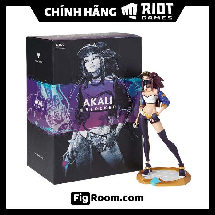 Mô Hình Akali KDA 25cm - K/DA AKALI UNLOCKED STATUE [Mô Hình LMHT Chính Hãng Riot]