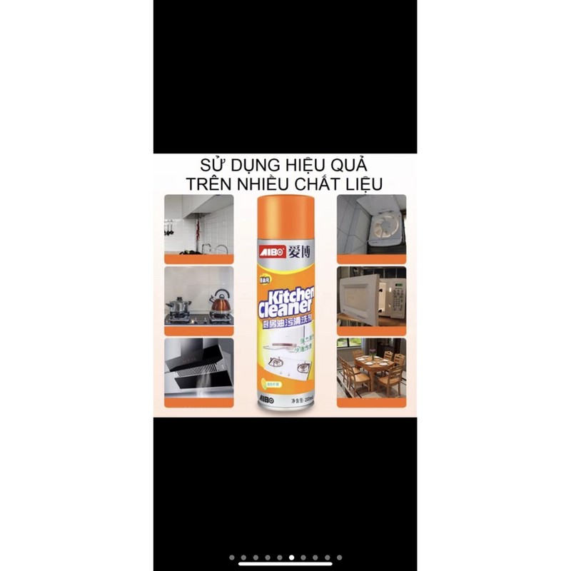 Xịt Vệ Sinh Bếp Kitchen Cleaner.