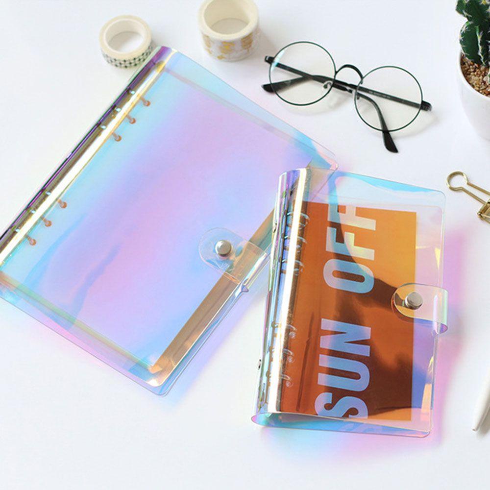 Bìa PVC Trong Suốt Lấp Lánh Đựng Tài Liệu Khổ A5 A6 A7 24