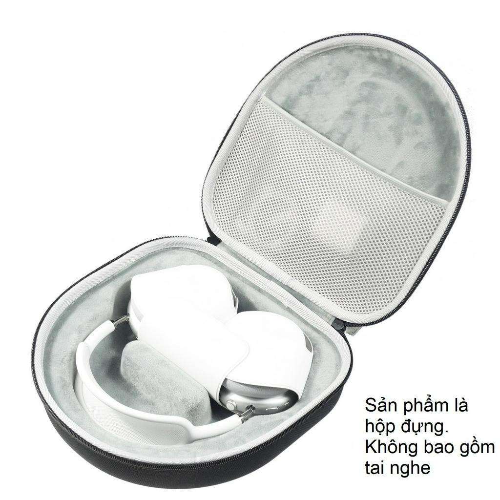 Hộp đựng tai nghe chụp tai Airpods Max chất liệu EVA cứng cáp chông sốc, kèm quai cầm tiện lợi -  Vu Studio