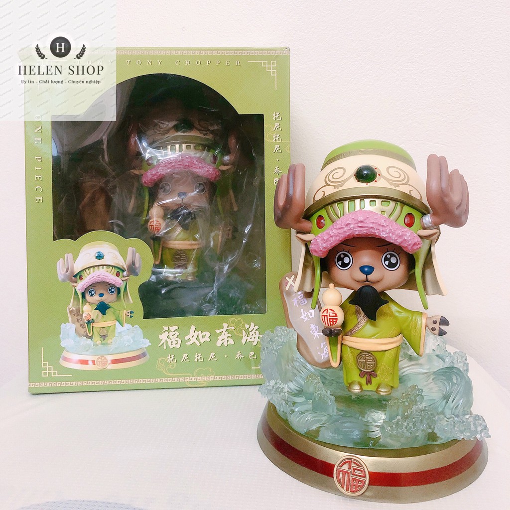 Mô hình Chopper One Piece cách điệu sang ba ông Phúc Lộc Thọ cực xinh