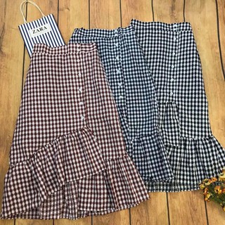 [HOT TREND] Váy đuôi cá kẻ caro