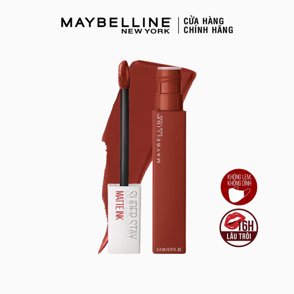 Son Kem Lì 16h Lâu Trôi Maybelline New York Super Stay Matte Ink City Edition Lipstick 5ml