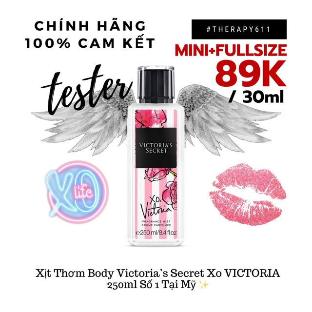 ..::✨Xịt dưỡng thể Body Victoria’s Secret 𝗫𝗢✨::..