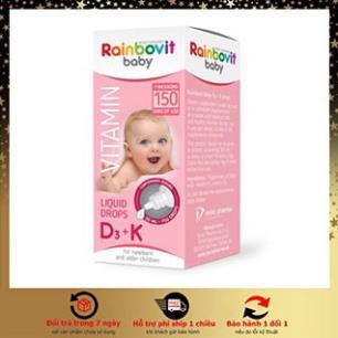 VITAMIN D3 + K RAINBOVIT BABY 30ML - NHẬP KHẨU BA LAN
