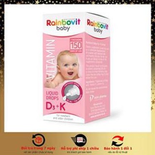 VITAMIN D3 + K RAINBOVIT BABY 30ML - NHẬP KHẨU BA LAN