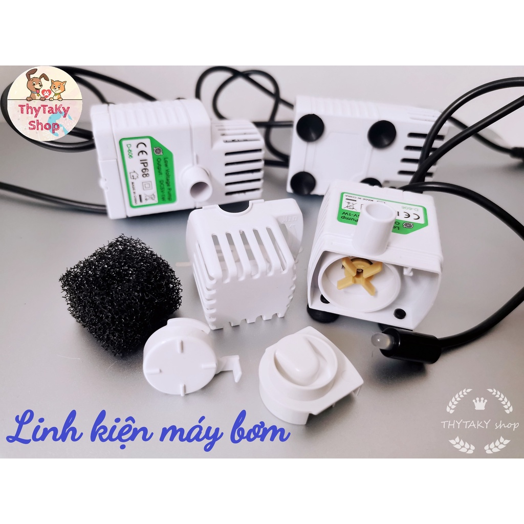 Máy bơm PetU cho máy uống nước chó mèo máy lọc nước thú cưng