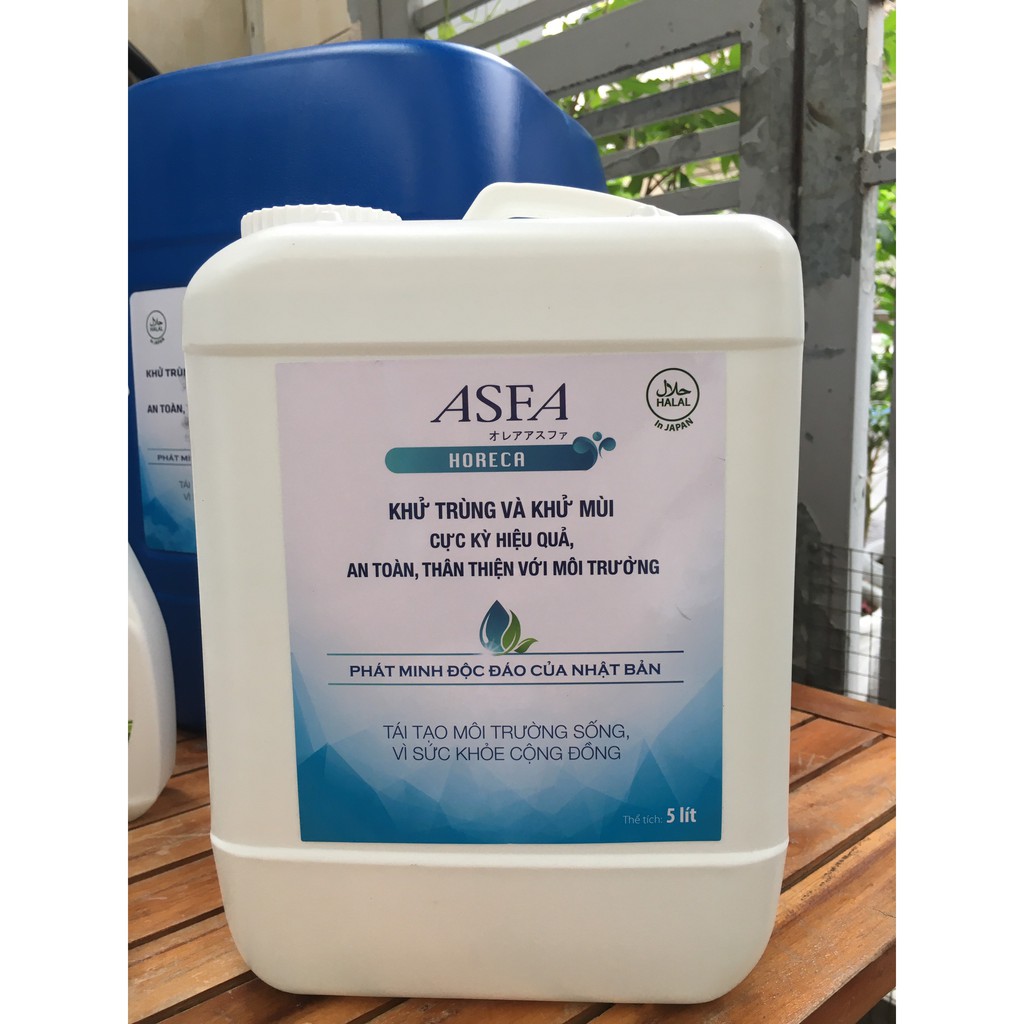 Nước Diệt Khuẩn, Khử Mùi, ASFA, 5 Lít