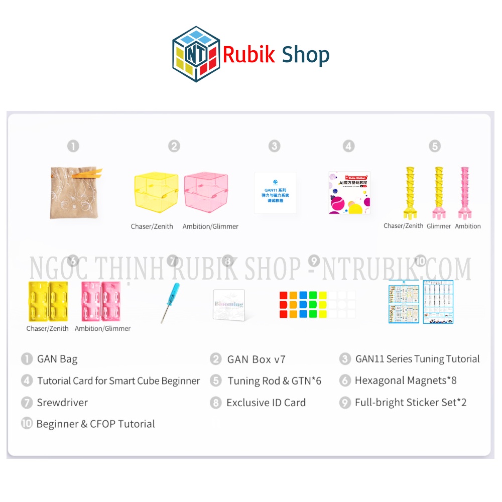 [Siêu phẩm Hè 2021] Rubik Gan 11 Pro 2021 Summer Limited Edition Phiên bản giới hạn