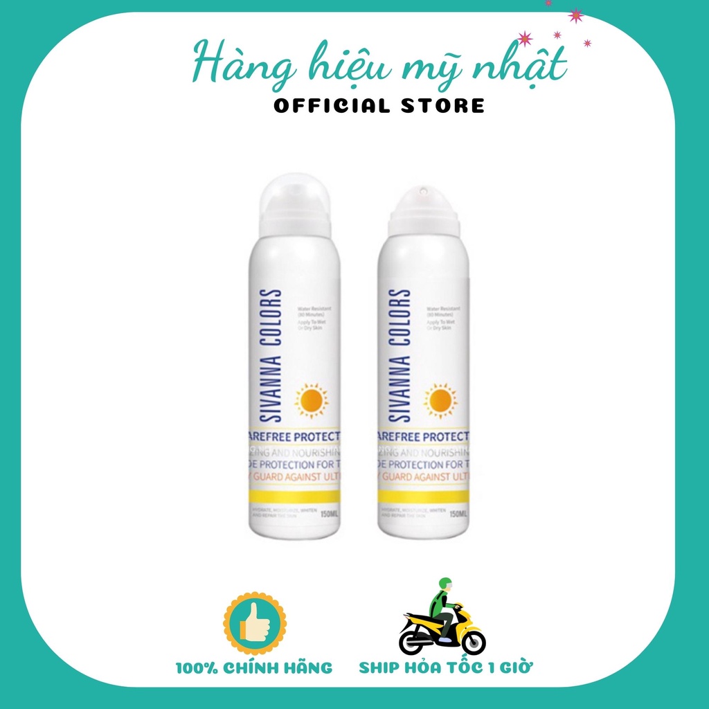 XỊT CHỐNG NẮNG BODY SIVANNA COLORS 2IN1