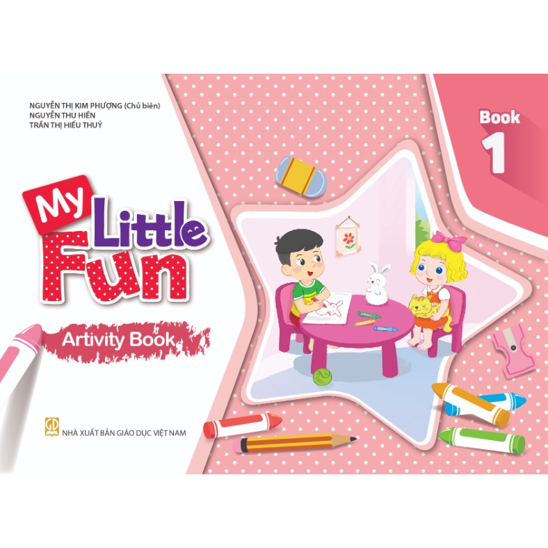 Sách - Bộ My Little Fun book 1 Class book+Activity book (3-4 tuổi)