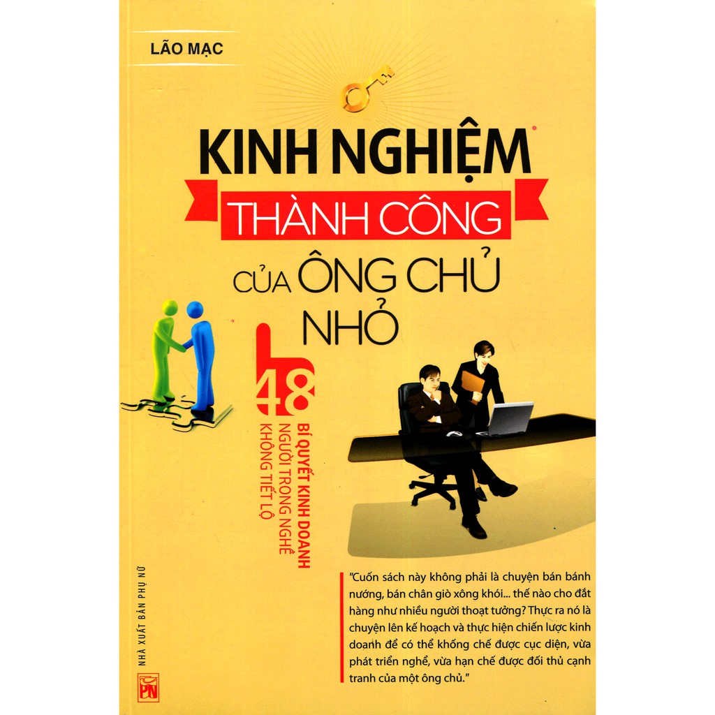 Sách: Kinh Nghiệm Thành Công Của Ông Chù Nhỏ