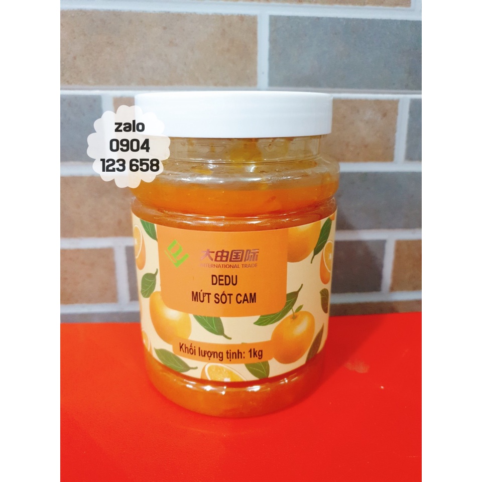 Mứt DEDU hũ 1,36kg - làm trà hoa quả cực ngon