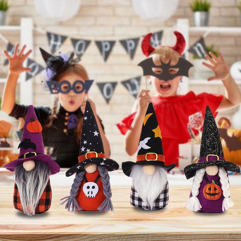 Mmluck Mô Hình Búp Bê Người Bí Ngô Rừng Cây Sáng Tạo Trang Trí Cửa Sổ Lễ Hội Halloween