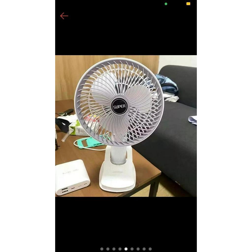 QUẠT SUPER TÍCH ĐIỆN 2 IN 1 KẸP BÀN TIỆN LỢI