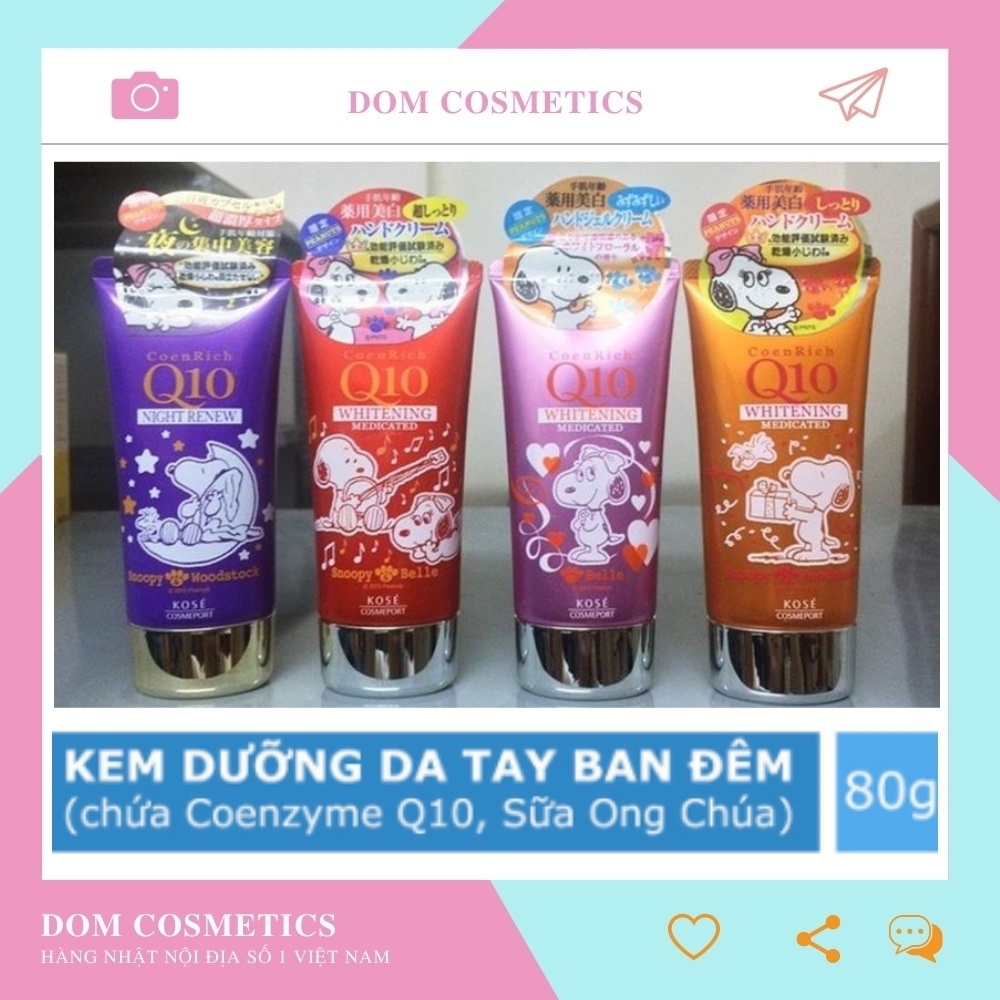 Kem Dưỡng Da Tay Kosé Coenrich Q10 Giúp Trẻ Hóa Đôi Tay Nội Địa Nhật