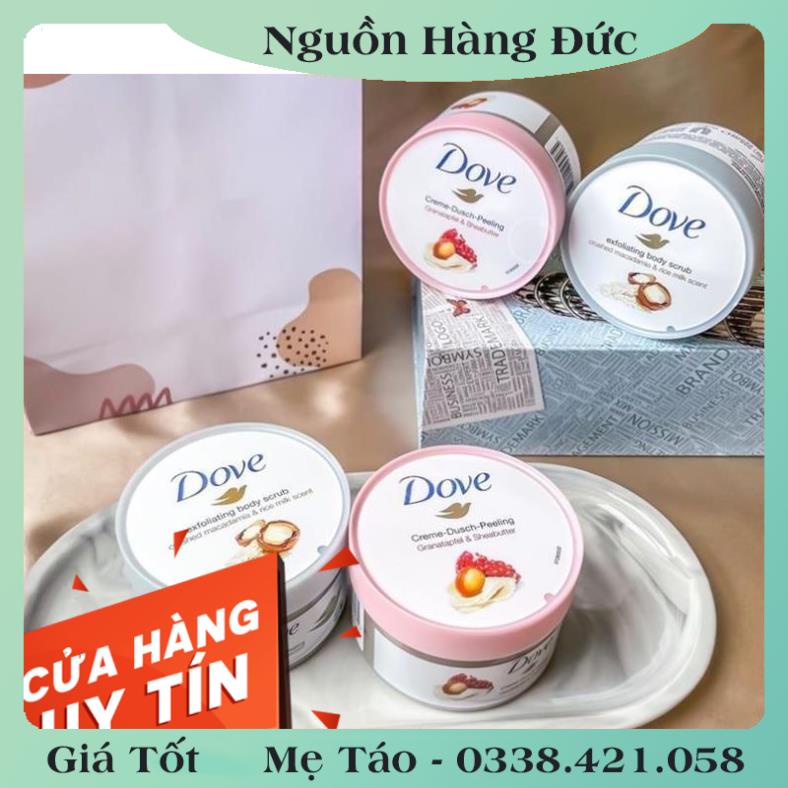 [auth] Tẩy da chết body DOVE nội địa Đức, Đủ Bill và Review [Hot]