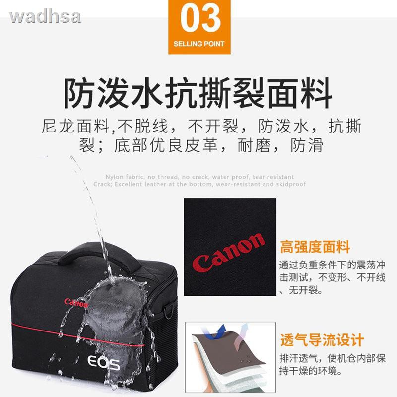 Túi Canvas Đựng Máy Ảnh Canon Slr Eos 100d 550d 6d 7d2 1500d 3000d 1 Chống Thấm Nước