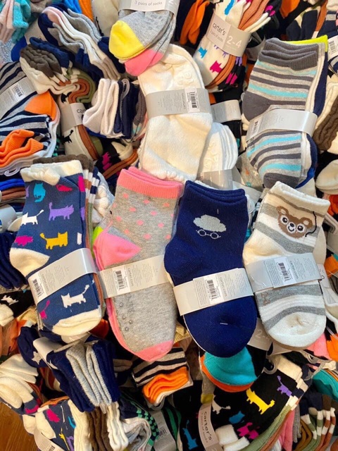 Set 3 đôi tất carter Size 2/4y - 6/8y