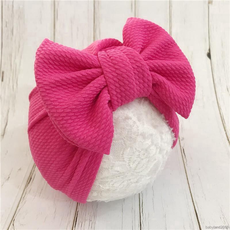Nón cotton thắt nơ lớn xinh xắn cho bé