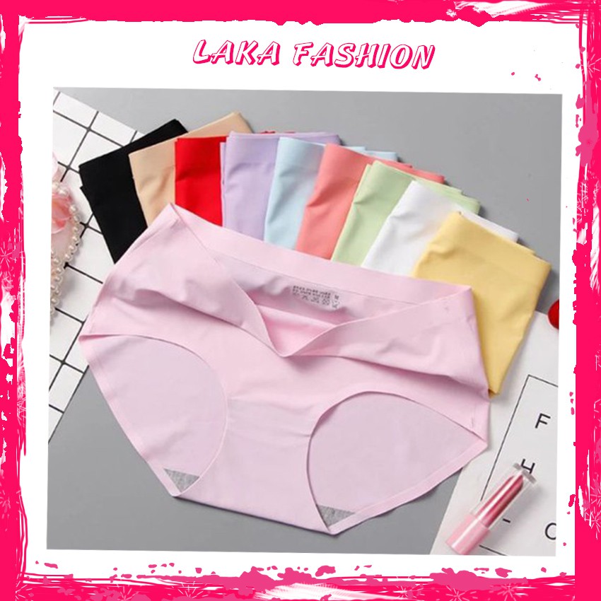 Quần lót nữ thun lạnh su đúc mềm mại không đường may, trẻ trung hấp dẫn, mặc trong váy dễ thương - Mã AQL001