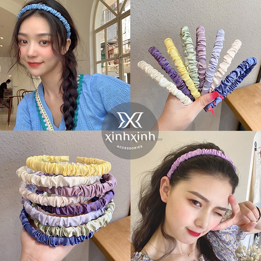 Xước tóc, bờm tóc nhún mini phong cách trẻ trung cá tính - Xinh Xinh Accessories