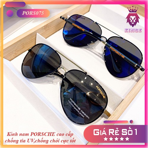 Gọng Kính Nam Sang Trọng Pors - Tròng Kính Polarized Chống Chói Chống Lóa - PORS057