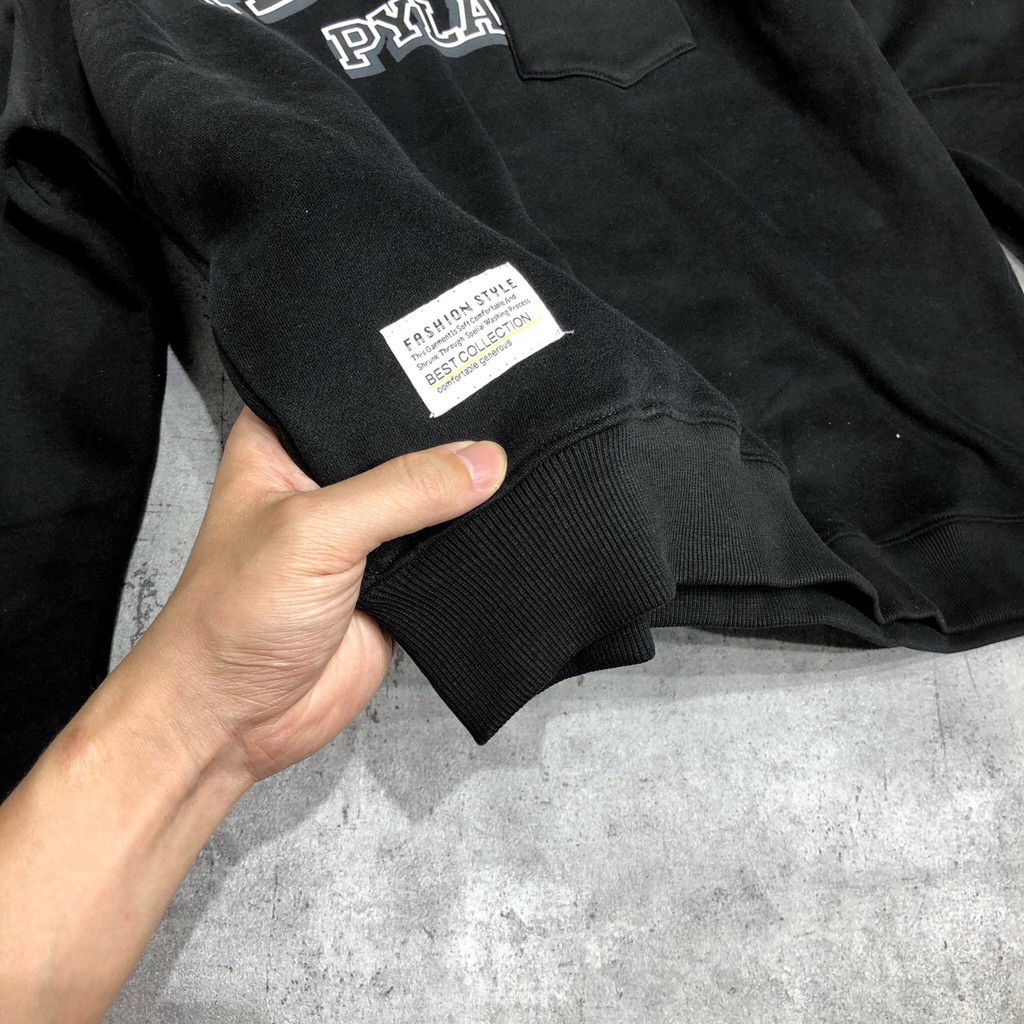 Áo nỉ sweater LÓT NỈ nam bigsize cao cấp ANSW111 | BigBuy360 - bigbuy360.vn