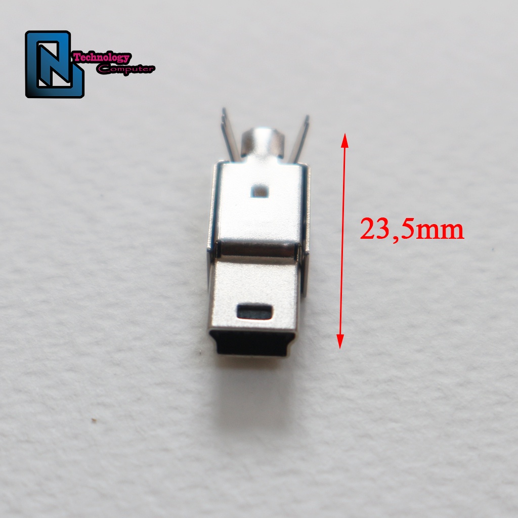 Đầu Mini USB Mạ Niken 3 Mảnh 5 Pin Dùng Làm Dây Truyền Dữ Liệu Sạc Custom Dây Phím Cơ