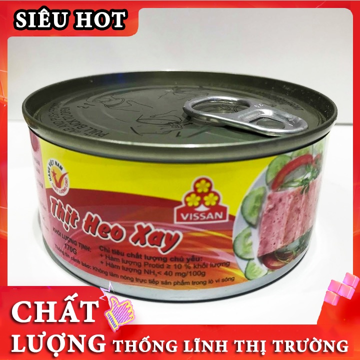 [ DATE NEW ] Thịt heo xay Vissan 170g - Siêu Thị Online - SD0046