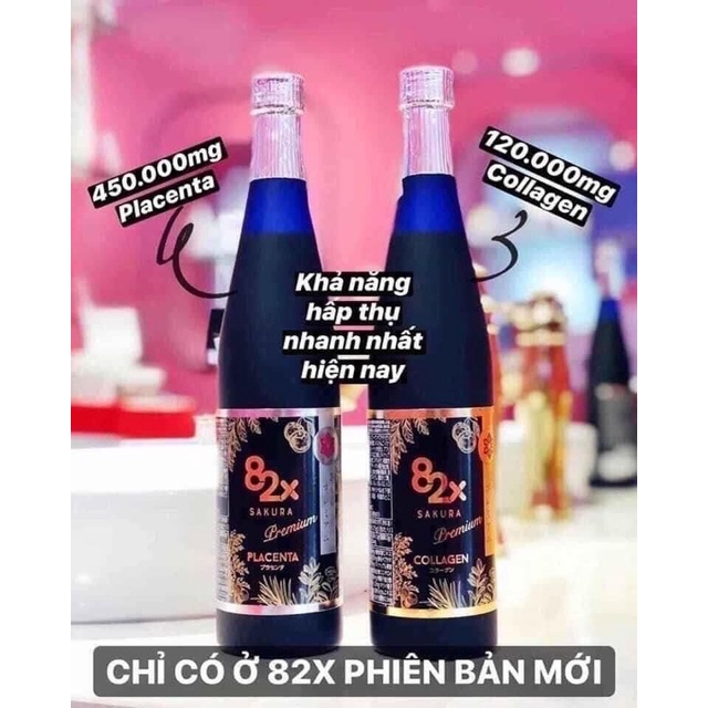 Collagen 82x Nhật Bản trắng sáng mịn màng chống lão hoá tươi trẻ