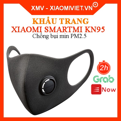 Khẩu trang Xiaomi Smartmi KN95 - Chống bụi mịn PM2.5 - Hàng chính hãng