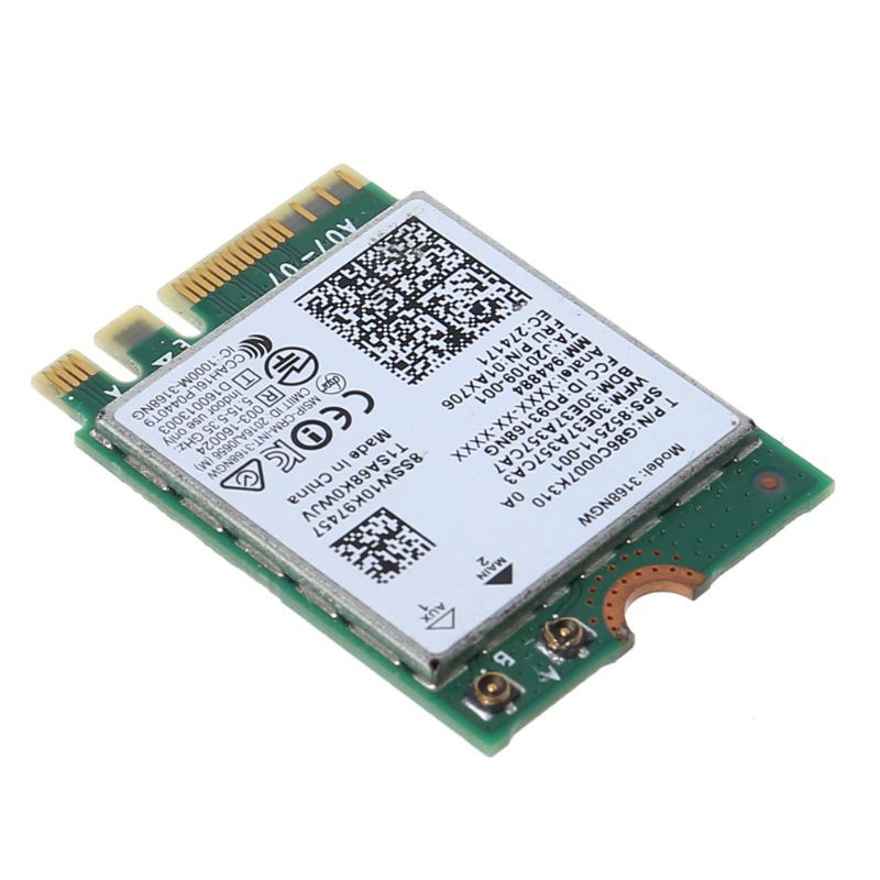 Đầu Chuyển Đổi Mạng Không Dây 3168 Ac 3168ngw Ngff M.2 802.11ac