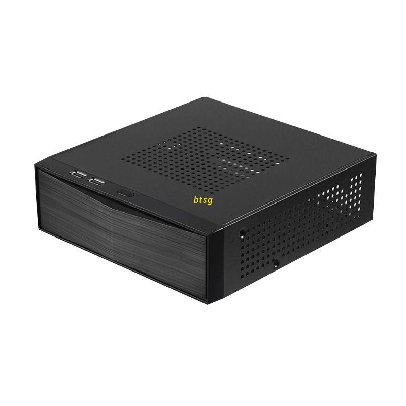 Vỏ Máy Tính Để Bàn btsg FH05 Mini ITX USB2.0 Có Lỗ Tản Nhiệt Bằng Kim Loại HTPC