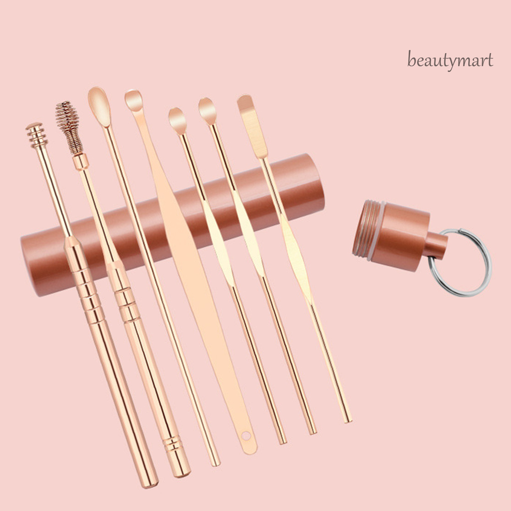 [Hàng mới về] Bộ dụng cụ vệ sinh tai bằng thép không gỉ sử dụng hàng ngày