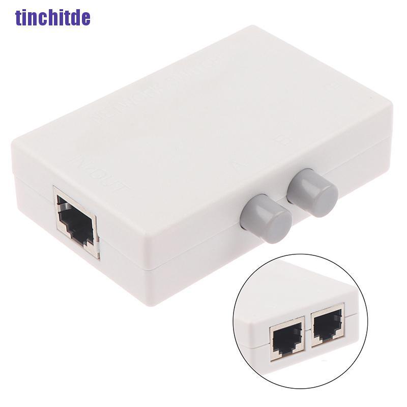 Bộ Chuyển Đổi Mạng 2 Cổng Rj45 Mini