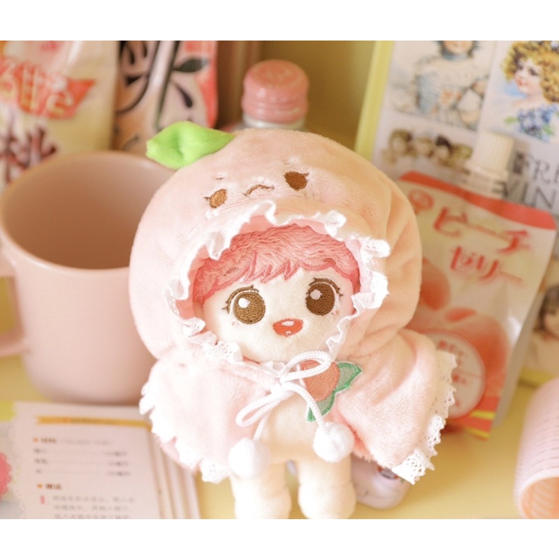 Búp bê Doll Jaemin 15cm tóc hồng tai liền