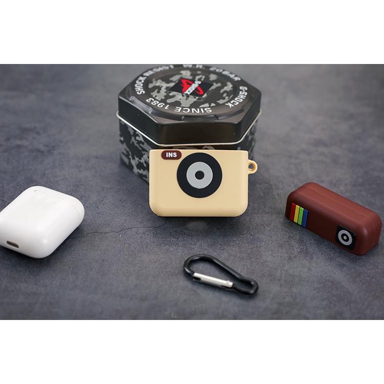 Case Silicon dành cho Airpods 1,2/ Airpods Pro/ Airpods 3 Hình Instagram