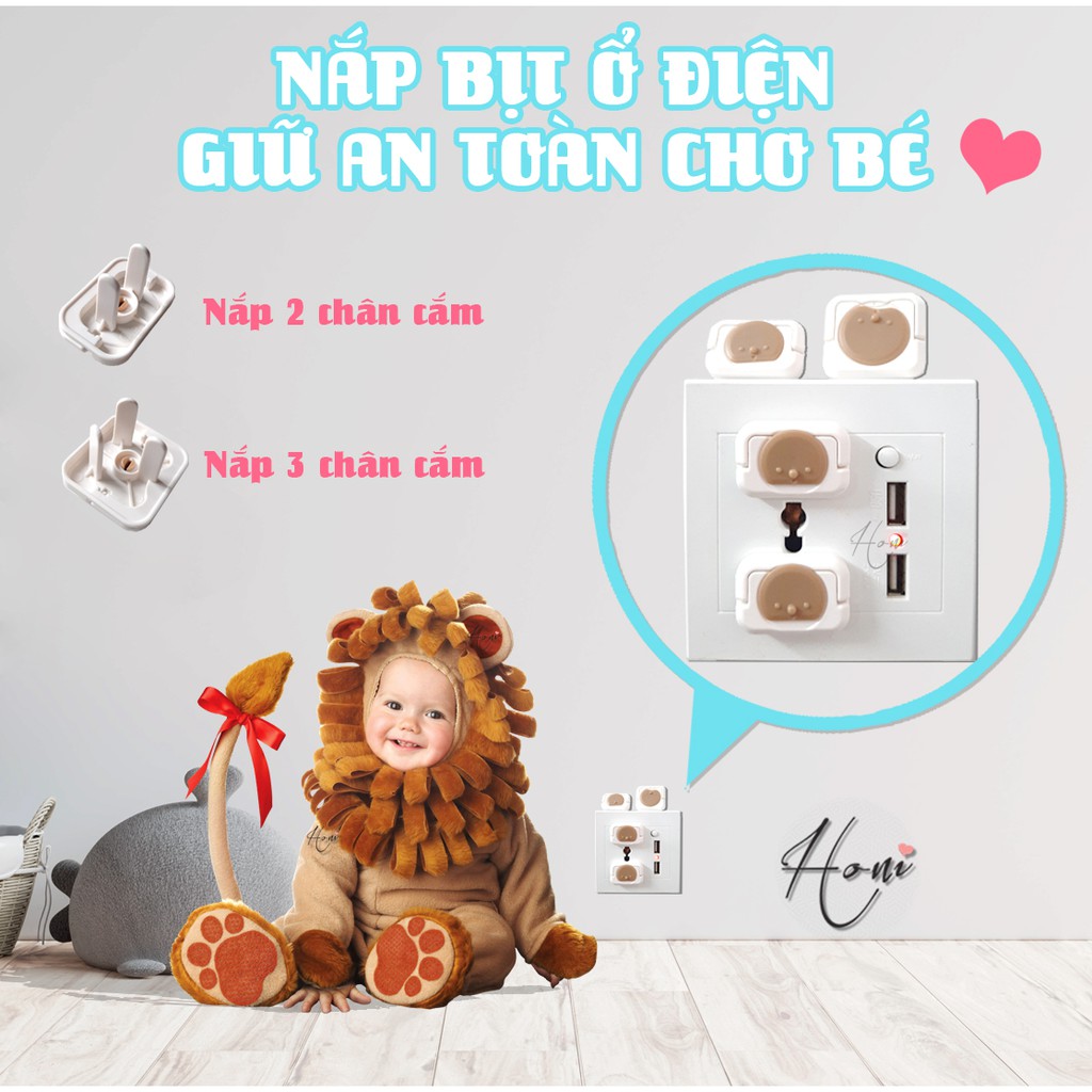 Nắp bịt ổ điện - bảo vệ an toàn cho bé