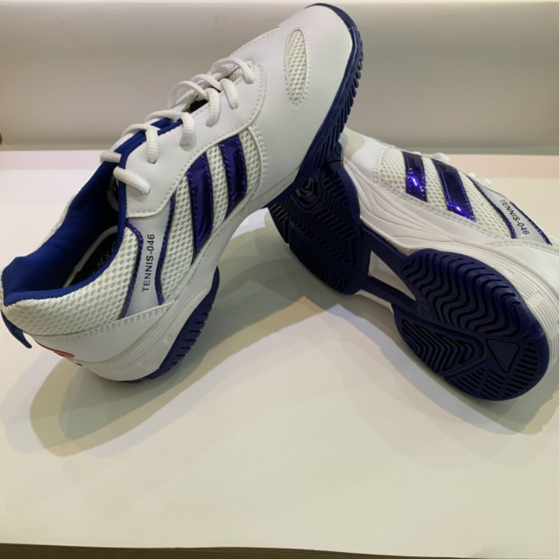 Giày Tennis Nam nữ chính hãng CP 046 thương hiệu Việt Trắng phối