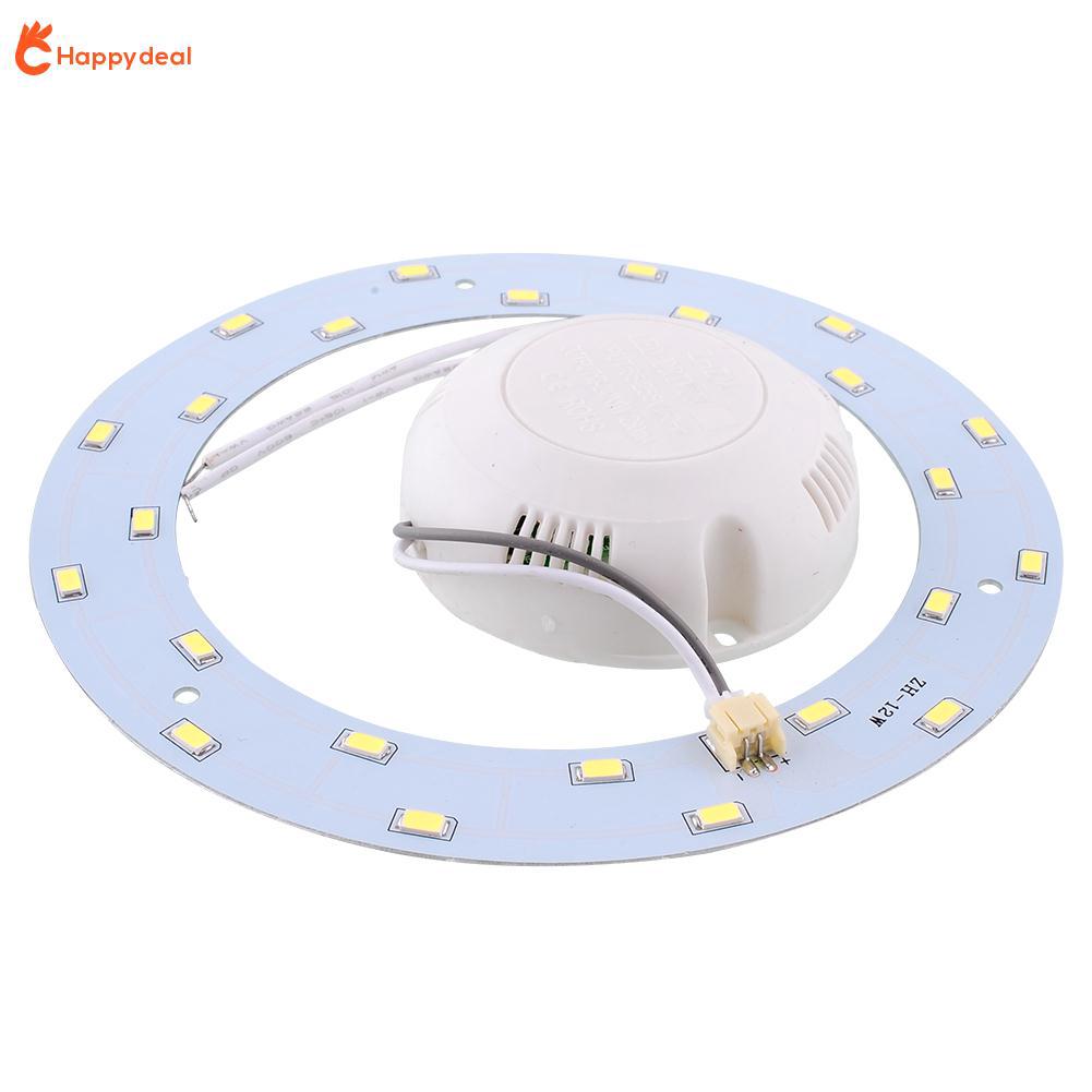 12W 24 LED Panel Circle Annular Home Practical Ceiling Light Durable Pure White
