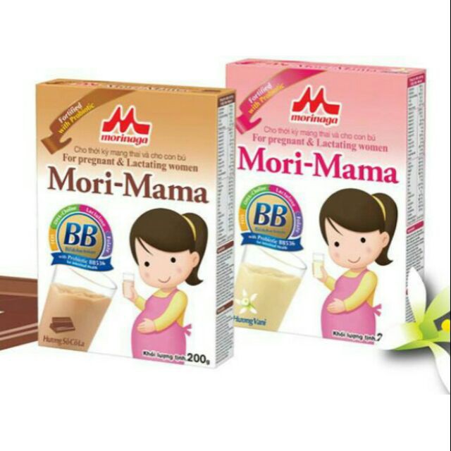 [Mua 2 tặng 1]Sữa bầu Mori - MaMa 200g ( Sữa bầu Morinaga)