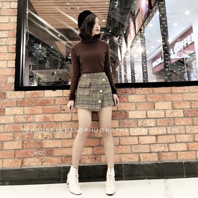 Quần giả váy dạ