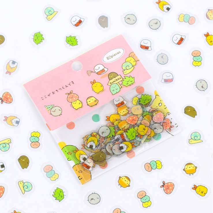 Sticker Dán Trang Trí (80 Miếng Dán) Chọn Mẫu